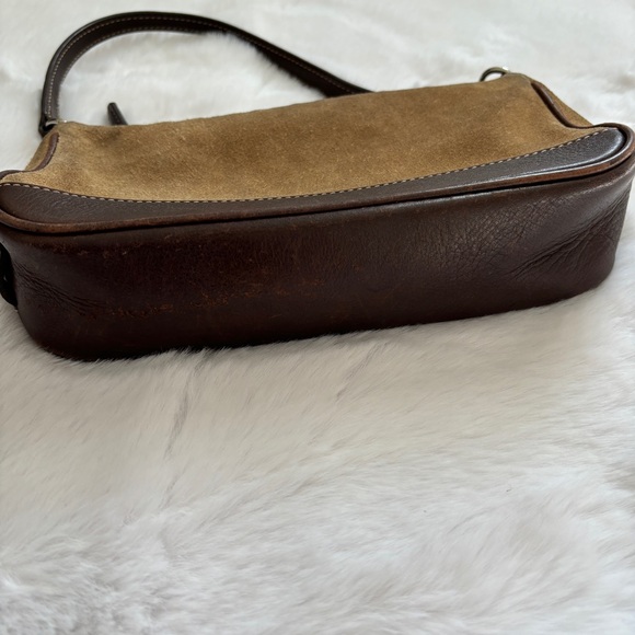 Vintage Coach Hampton Demi Brown Suede 7753 🍒🤎 - Picture 10 of 10